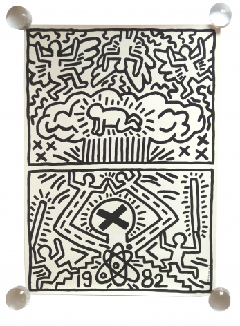 Alternate Projects, Keith Haring, Poster for Nuclear Disarmament
