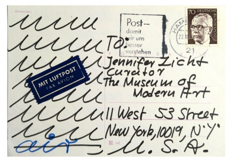 Hanne Darboven, mail art, Alternate Projects